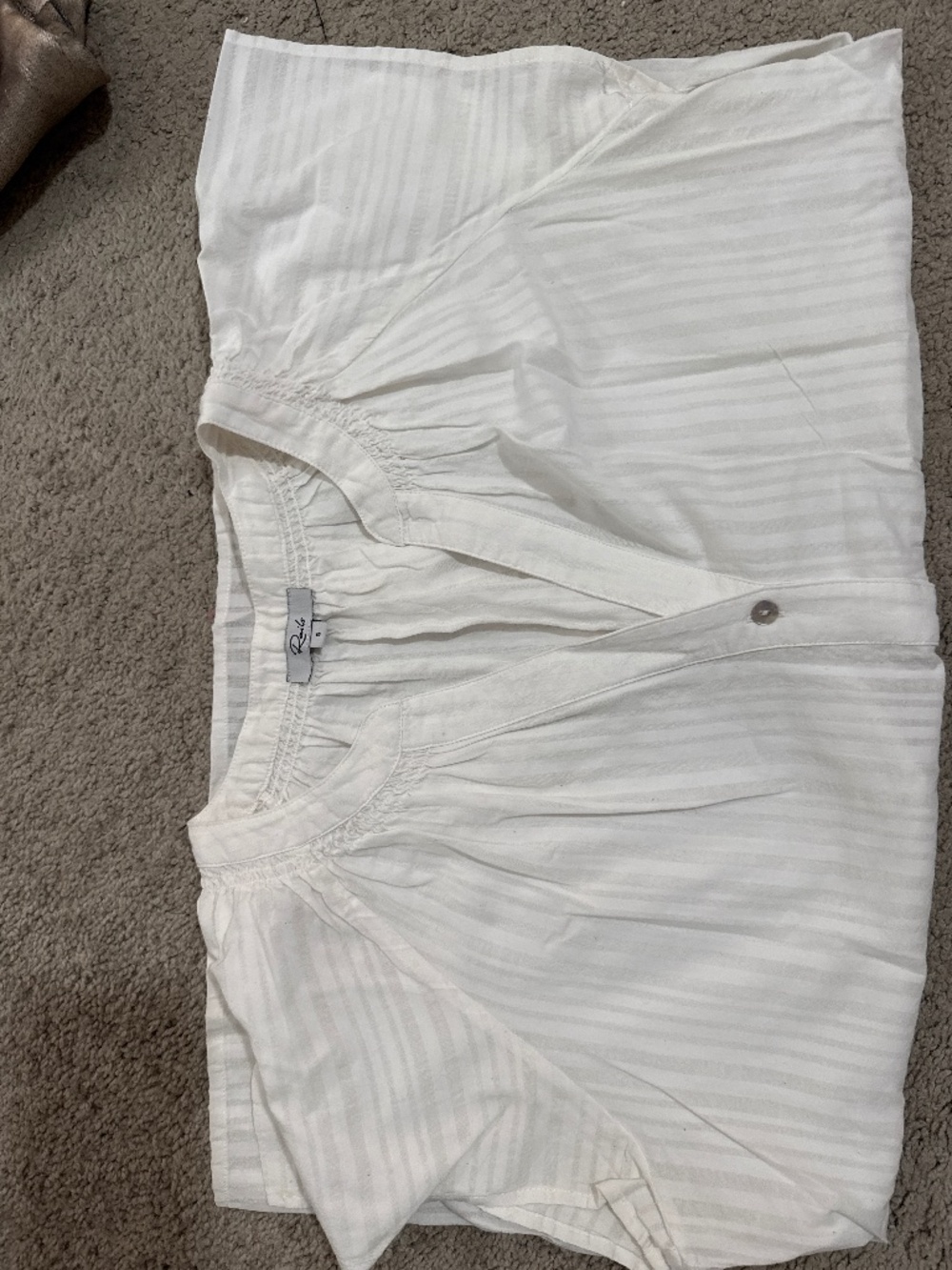 Rails Flowy White Shirt